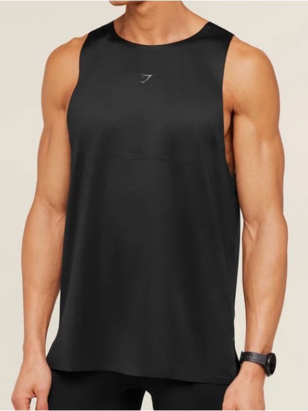 Gymshark Men's Black Muscle Tank Top